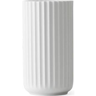 Lyngby Porcelæn Lyngby vase hvid mat 15 cm