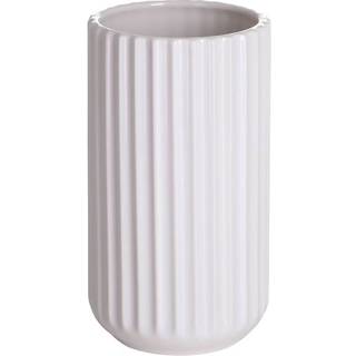 Lyngby Vase - 15 cm - hvid porcelæn