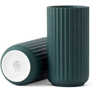 Lyngby vase h 15,5 cm - Copenhagen green