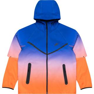 Vævet Nike Tech-jakke med fuld lynlås til mænd - blå - S