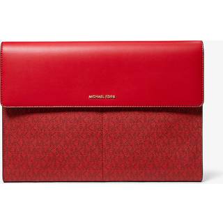 MK Jet Set Signature Logo Laptop Case - Red - Michael Kors - ONE SIZE