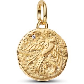 Pandora Charm - Schwalbe - 764082C01 - gold