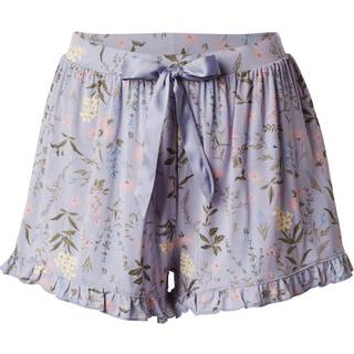 Hunkemöller Jerseyshorts med flæse lilla - XS
