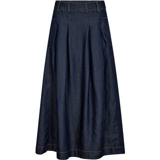 Co´Couture - Anyacc Denim Pleat Skirt 34181 - 555 - Dark Denim