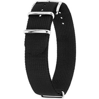 HIRSCH Rush Recycle Nato Watch Strap Black