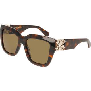 Ferragamo Kvinde SF2083SE 219 Solbriller Acetat Havana Brun Firkantet Normal