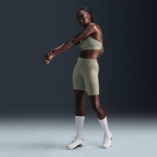 Nike Dri-FIT One High-Waisted 8" Shorts Str. XS Grøn til løb og træning