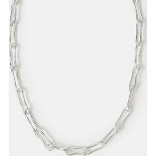 Accessorize Accessorize Tone Sterling Chunky Smeltet Link Halskæde