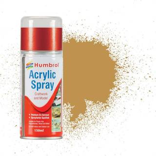 HUMBROL ACRYLIC HOBBY SPRAY 150ML No 93 Desert Yellow