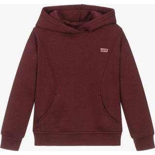 LEVI'S Girls' Batwing Patch Hoodie Junior, Rød - 14Y