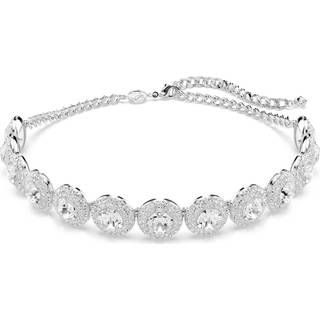 Una Angelic Halsband, Weiß, Rhodiniert