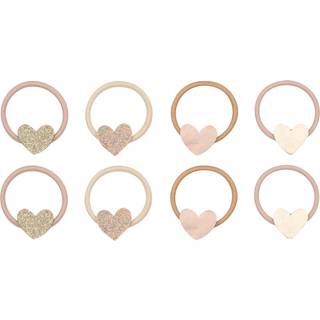 Mimi & Lula Hårpynt 8 hårelastikker - Mini Heart Shimmer Enchanted