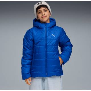 PUMA Essentials Hooded Padded Jacket Youth, Clothing, Mountain Blue, 13-14Y