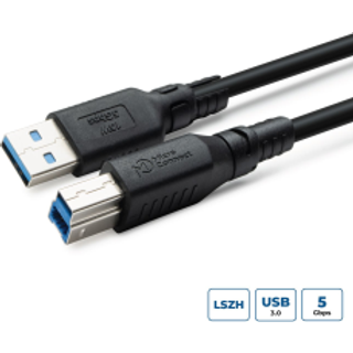 MICROCONNECT USB 3.2 A-B Gen 1 Cable LSZH,