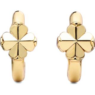 Kate Spade New York Gold Spade Flower Huggies - Gold