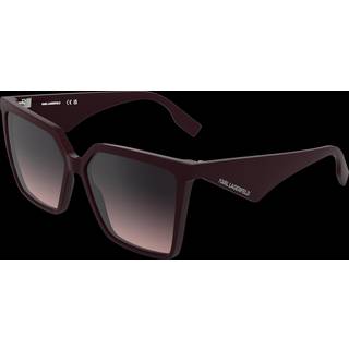 Karl Lagerfeld Kvinde KL6207S 601 Solbriller Bio-injekt Bordeaux Violet Firkantet Normal