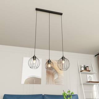 Nando 3 Sort pendellampe - Ø24 cm, E27, 230V, uden lyskilde