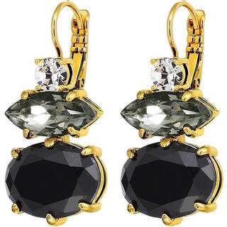 DYRBERG/KERN PARSANA ØRERING 470011 (Gold, Black, ONESIZE)