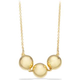 Scrouples Halskæde kugler i forgyldt 42 +3 cm