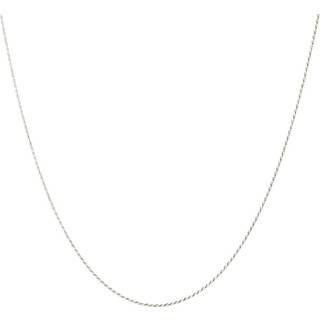 Camille Brinch Small Twisted Sparkly Halskæde Sølv