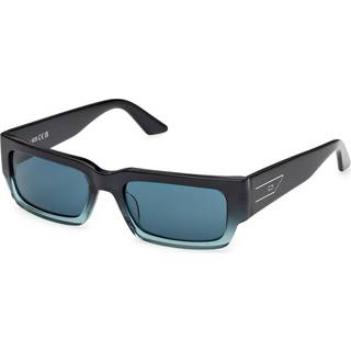 GCDS Unisex GD0068 89N Solbriller Acetat Turkis Grøn Firkantet Normal