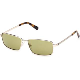 Guess Mand GU00273 32N Solbriller Metal Guld Grøn Firkantet Normal