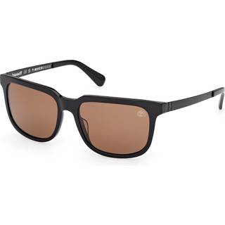 Timberland TB00064 Polarized 01H 60 Solbriller Mænd Black - Shiny Black - 60mm