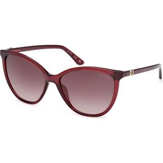 Guess Kvinde GU00256 69F Solbriller Injiceret Bordeaux Brun Cat Eye Normal