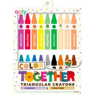 Ooly - Farvekridt 18 Stk - Color Together Triangular