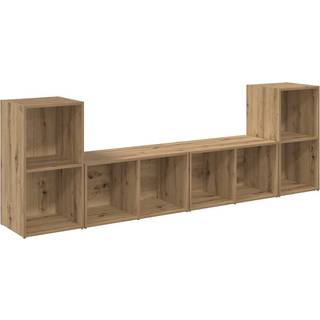 TV-møbelsæt Vægmonteret 4 pcs Artisan Egetræ 37 x 37 x 72 cm