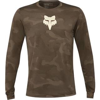 FOX Racing Ranger Tru Dri L/S Jersey Cykeljersey Herrer størrelse S farve brun
