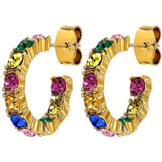 DYRBERG/KERN RAQUEL ØRERING 470116 (Gold, Rainbow, ONESIZE)
