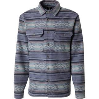 Billabong Offshore Jacquard Flannel Skjorte Herrer størrelse XL farve blå/grå