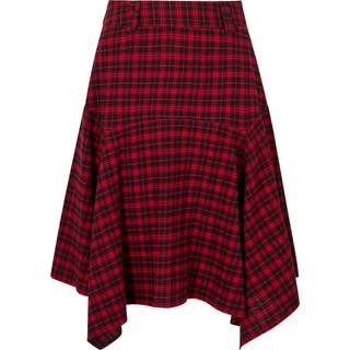 Joe Browns Joe Browns Red Check Knee Length Skirt - 42