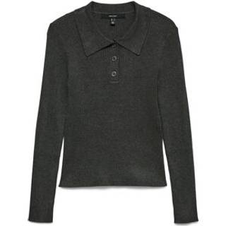 Silje Striktrøje, Dark Grey Melange, XL