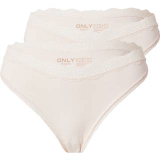 Only - Onlvicky Lace Cheeky Brief 2-Pack Acc - 4822899 Peach Taffy 2Xpack