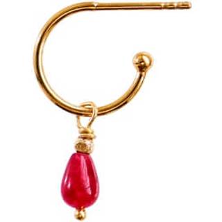 Stine A ørering - 1395 Love Drop Creol guldbelagt