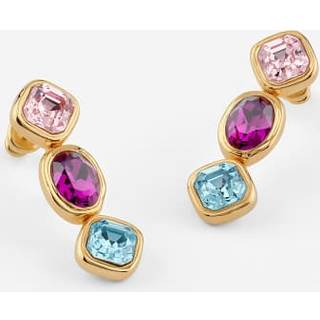 Guess JUBE05312JWYGMCT/U Damen-Ohrringe Ohrhänger Mehrfarbig Goldfarben