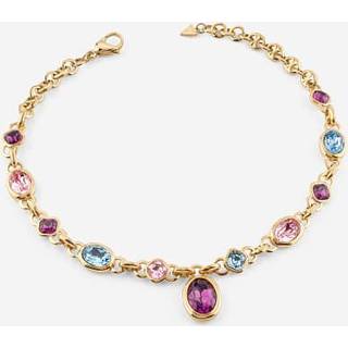 Guess JUBN05310JWYGMCT/U Damen-Kette Multi Crystals Goldfarben