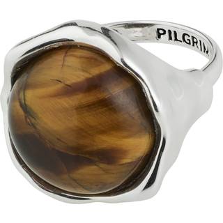 Pilgrim SENSE ring sølvbelagt/tiger eye