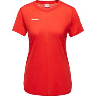 Mammut Women's Tree Wool Firstlayer T-Shirt Merino-shirt Damer størrelse S farve rød