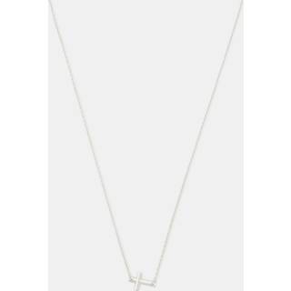 Accessorize Accessorize Silver Plated Sterling Cross Pendant Necklace