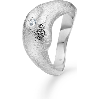 Studio Z Lumi ring i sølv med cubic zirkonia - Str. 50