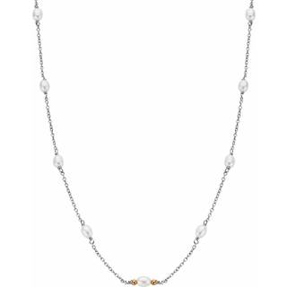 Nature's Wonder Sterling Silver Beachcomber Choker with Pearls