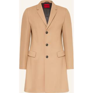 HUGO Herren Mantel beige unifarben