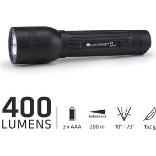 Suprabeam Q4 defend - 400 Lumen - Lommelygte fra Suprabeam