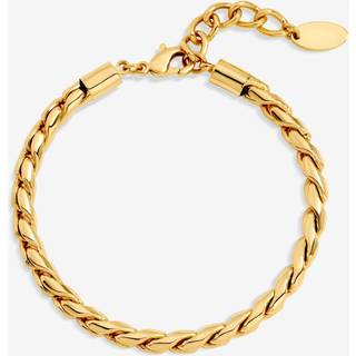 Jon Richard Jon Richard Gold Plated Twist Chain Bracelet
