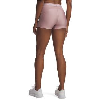 HeatGear® Rib Shorty Women's 3" Shorts Tourmaline Pink / Tourmaline Pink / White L