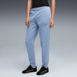 PUMA Essentials Script Sweatpants Women, Clothing, Cool Blue, L