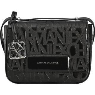 Armani Exchange Liz Patent Crossover taske sort